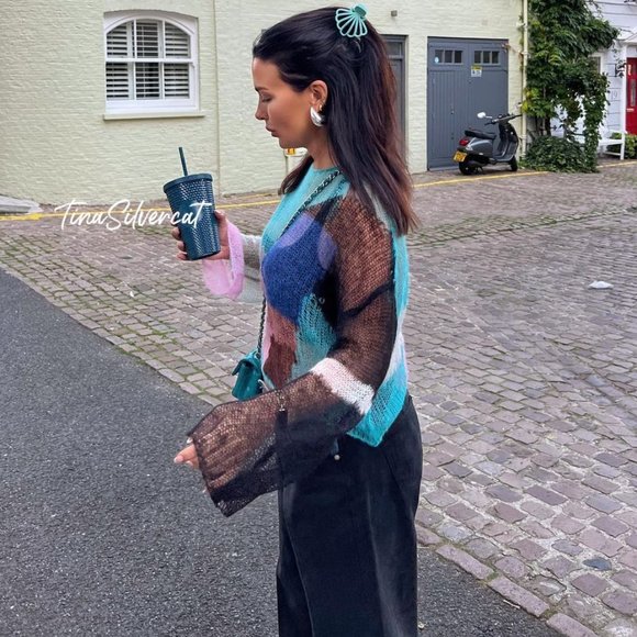 BLOGGER'S FAVE! Zara Wool And Alpaca Blend Knit Sweater NWT - Picture 7 of 16